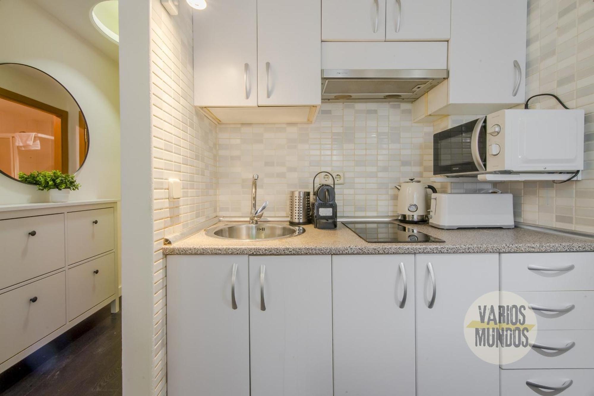 Confortable Apt Para 3 Pax A 1 Min De Gran Via Мадрид Экстерьер фото