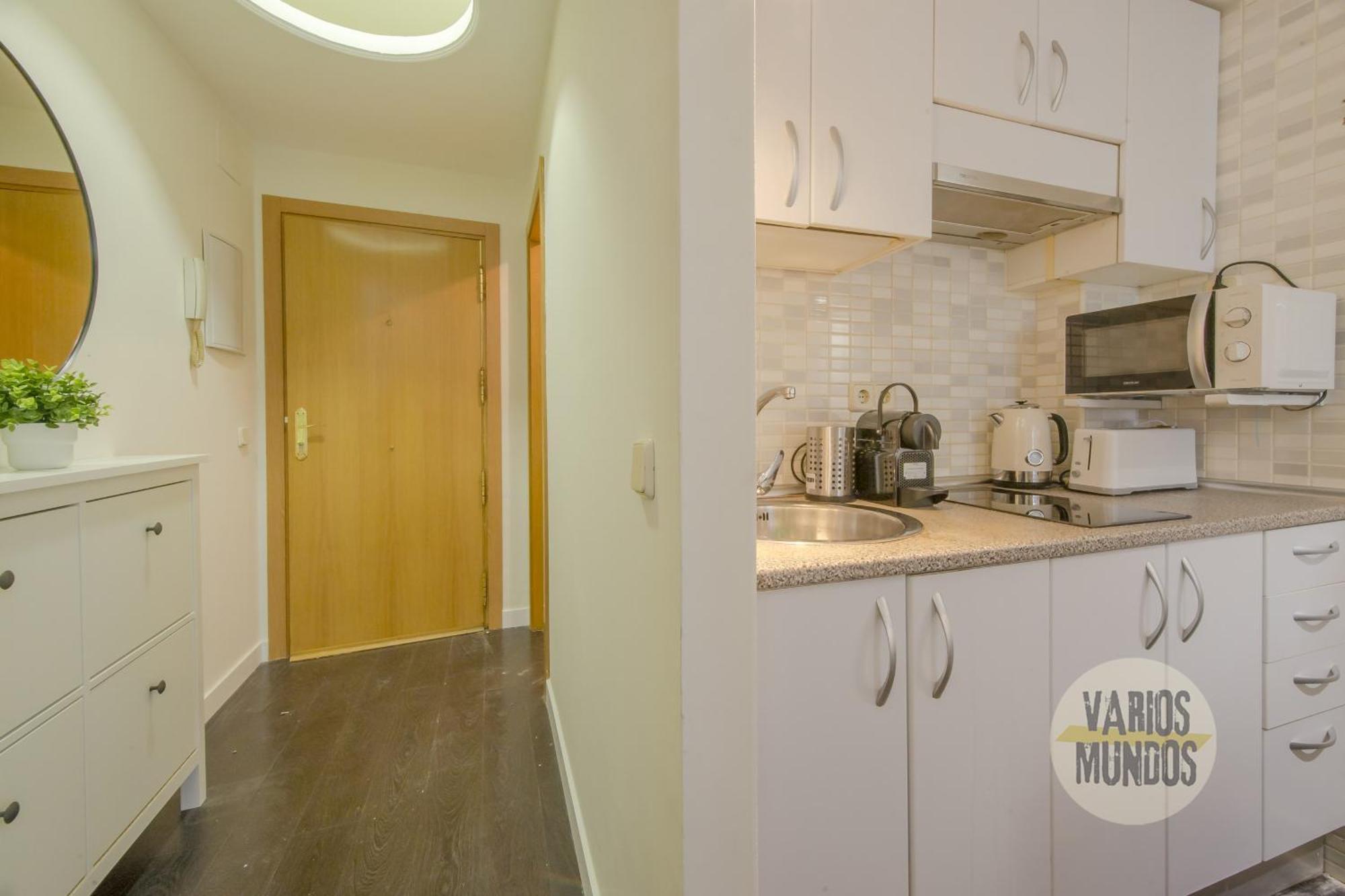 Confortable Apt Para 3 Pax A 1 Min De Gran Via Мадрид Экстерьер фото