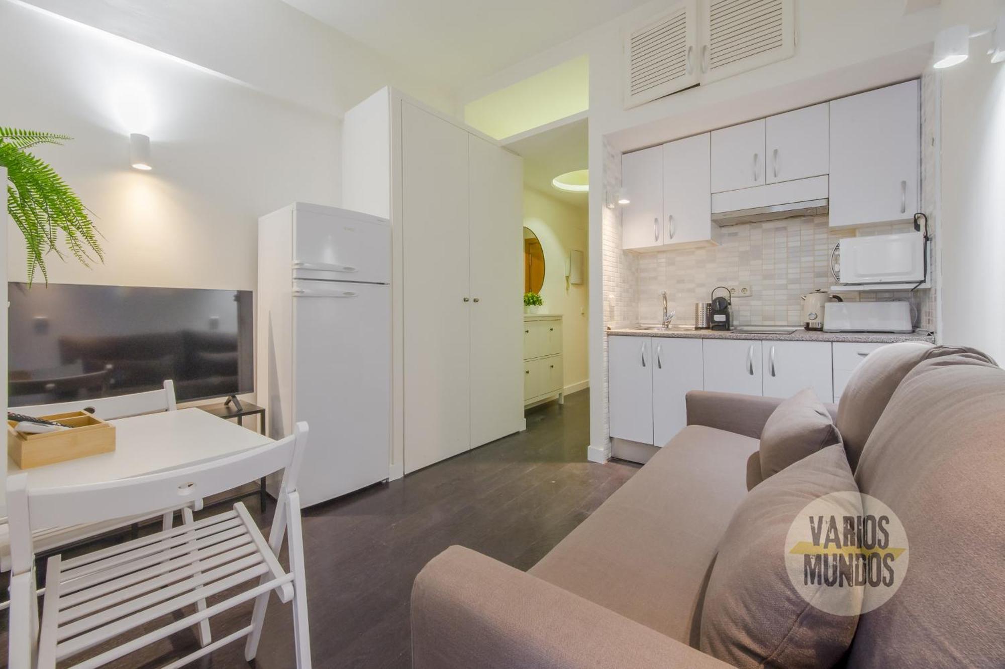 Confortable Apt Para 3 Pax A 1 Min De Gran Via Мадрид Экстерьер фото