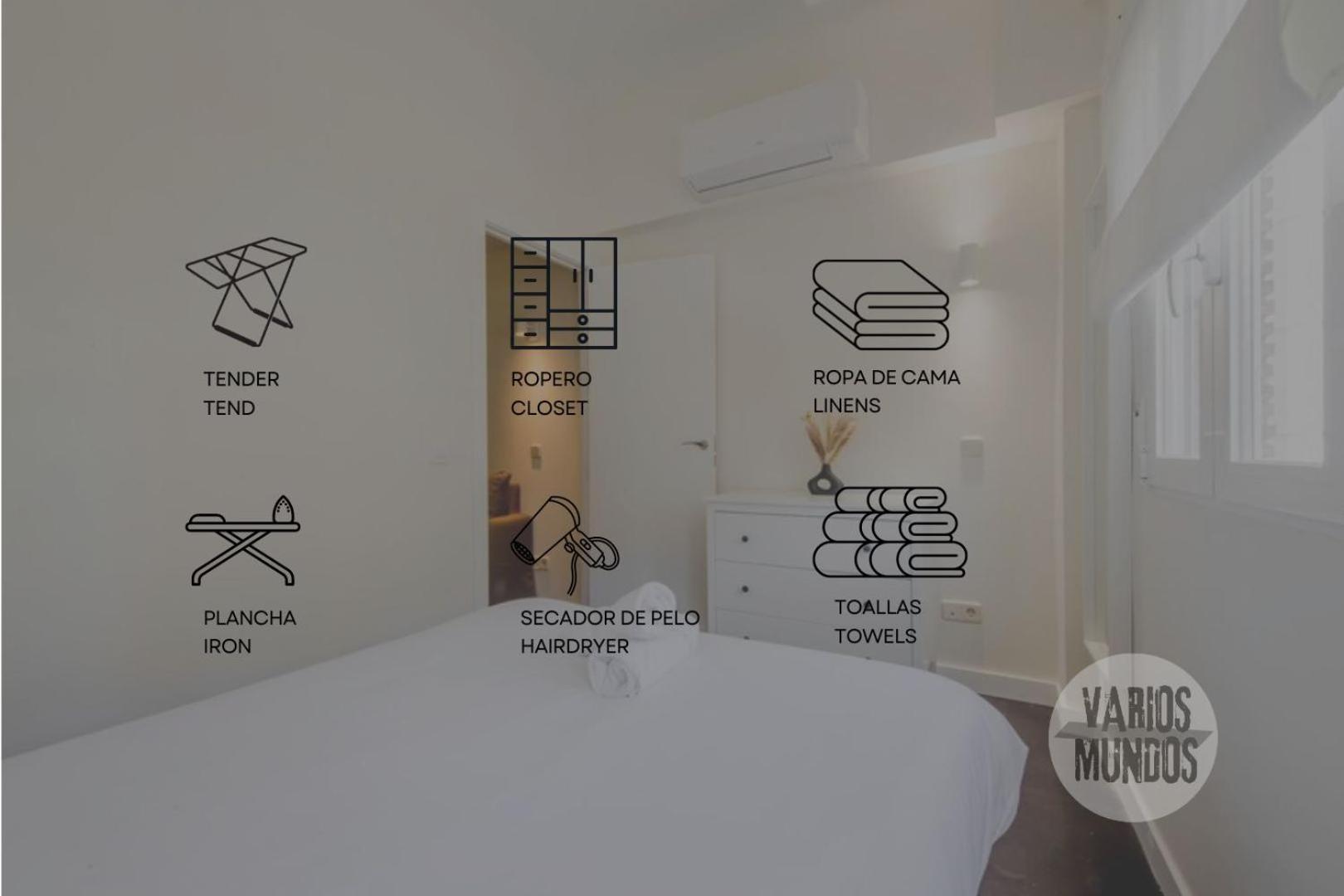 Confortable Apt Para 3 Pax A 1 Min De Gran Via Мадрид Экстерьер фото